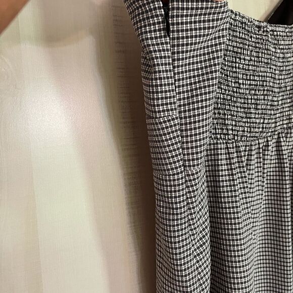 1. State black & white check mini dress, sz 10 new with tags - Picture 12 of 16